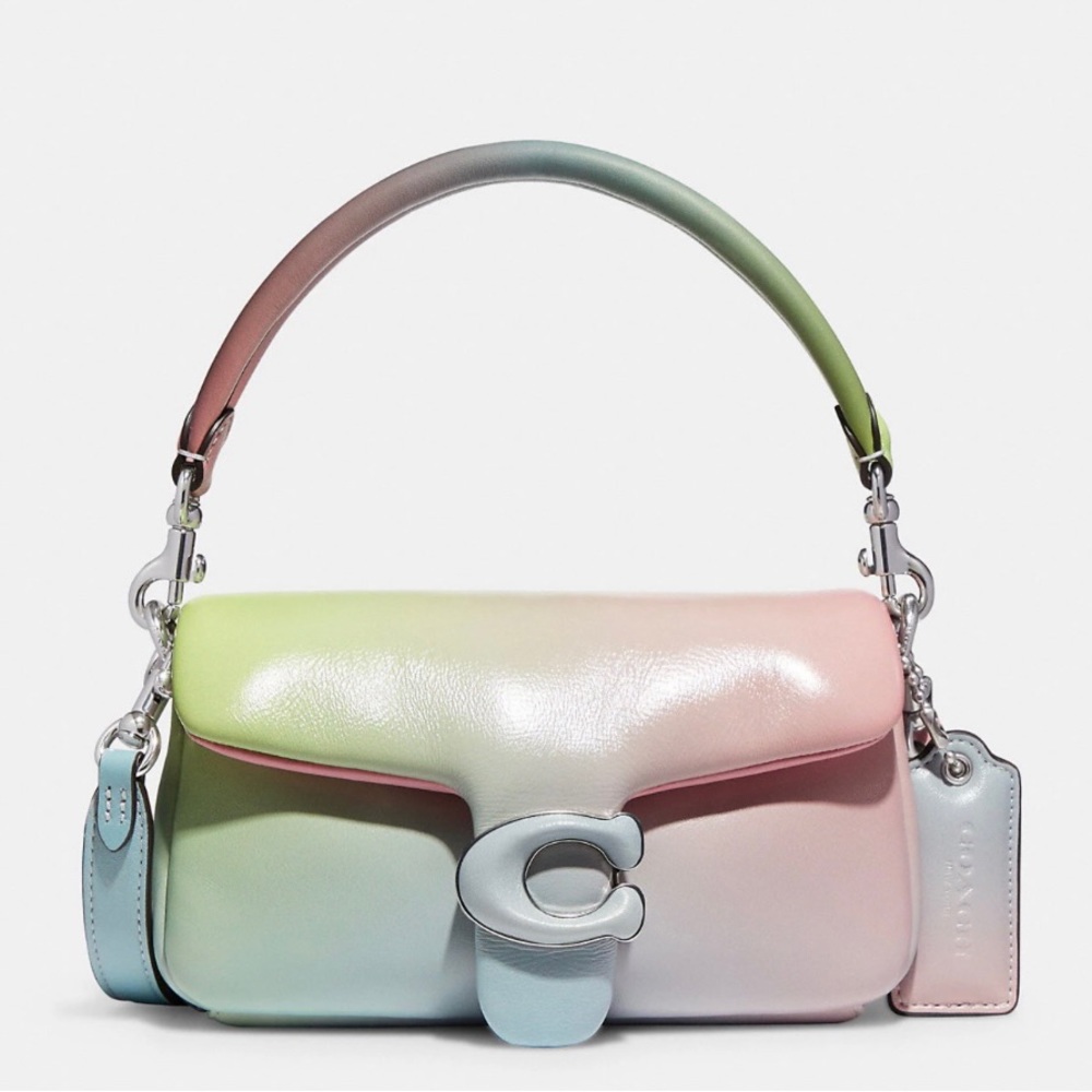 Coach ombré 18 pillow tabby